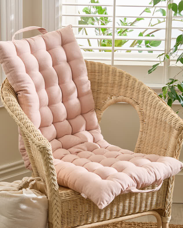 Blush Pink Indoor Bench Mattress