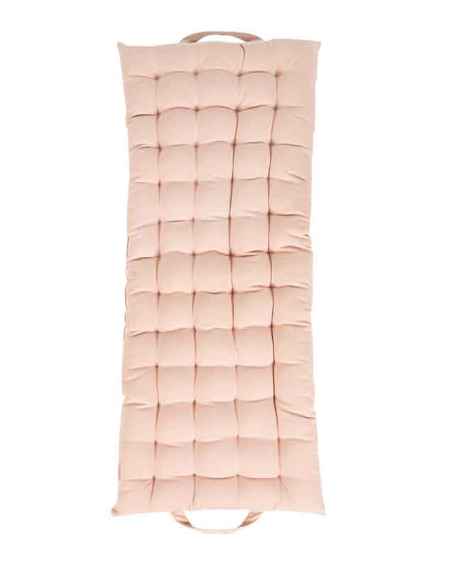 Blush Pink Indoor Bench Mattress