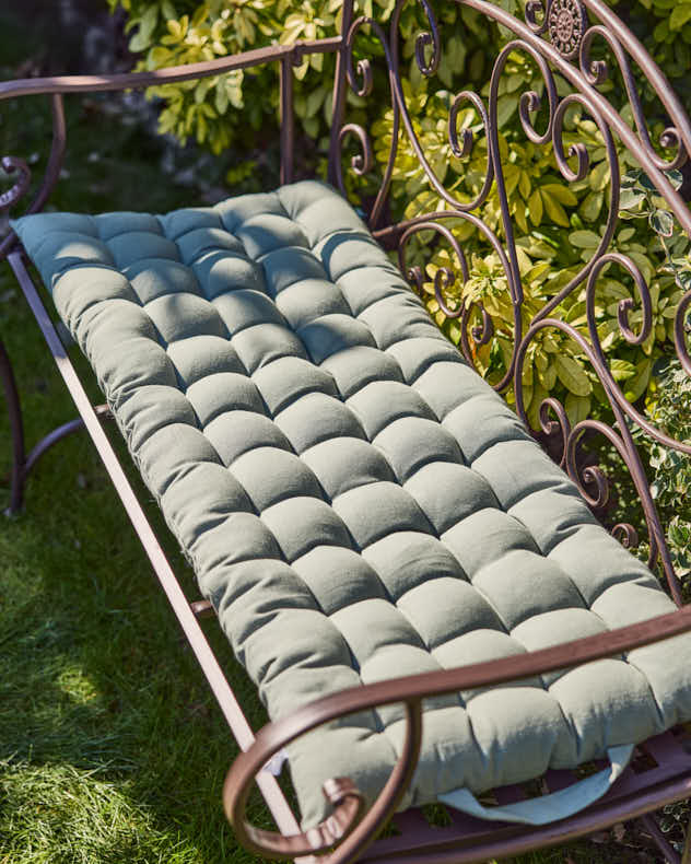 Olive Green Outdoor Bench Mattress