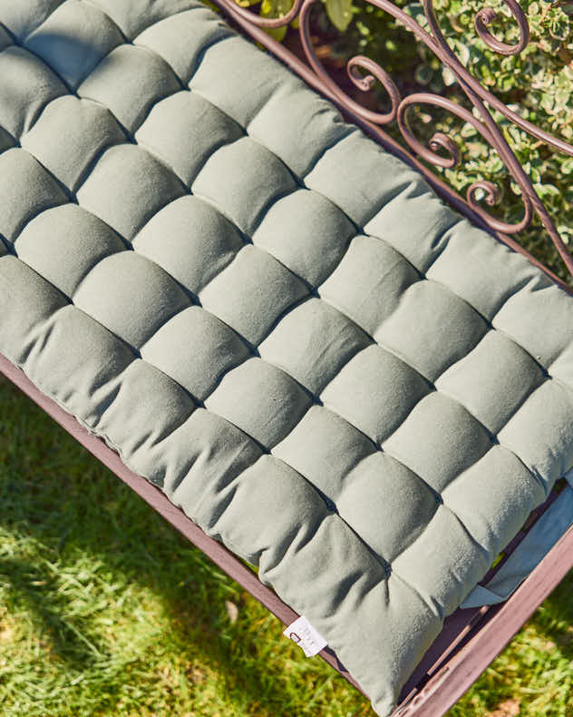 Olive Green Outdoor Bench Mattress