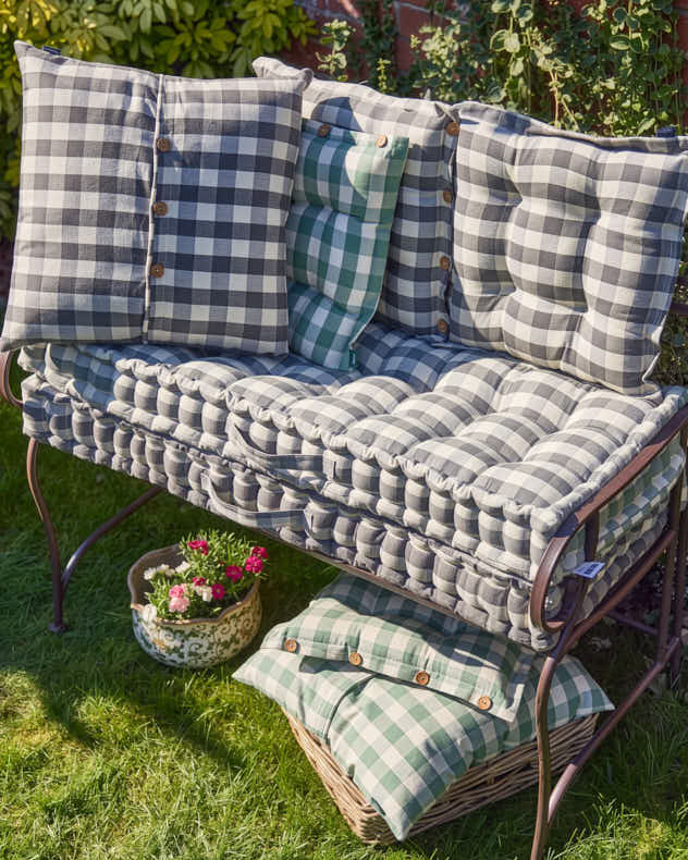 Gingham Garden Cushion Collection