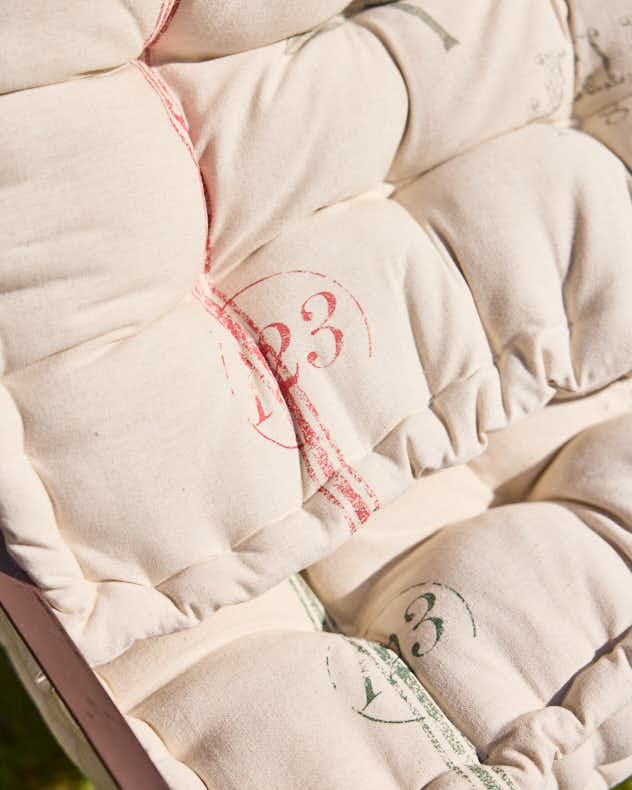 Belle Jardinere Red Outdoor Bench Cushion