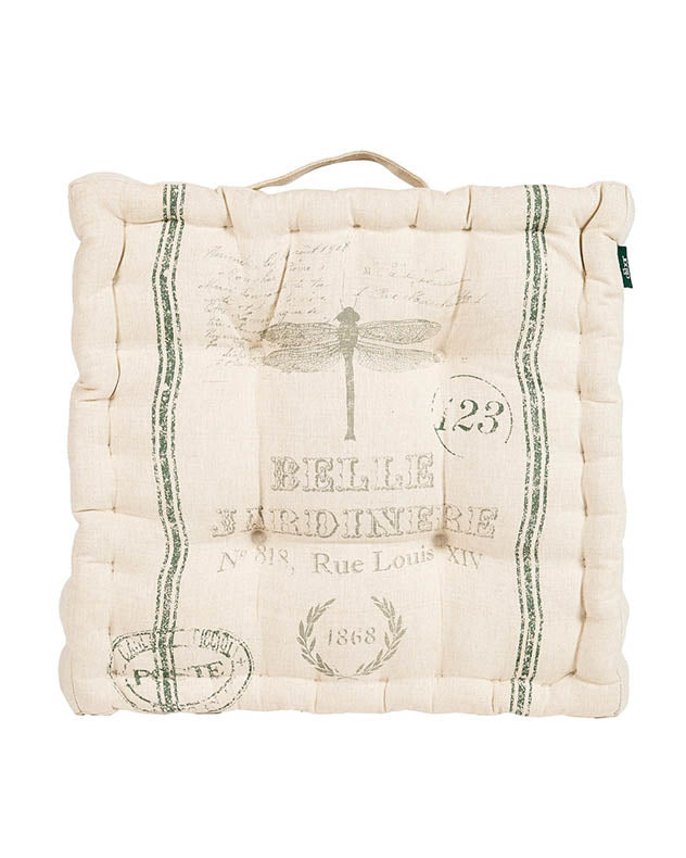 Belle Jardinere Green Indoor Box Cushion
