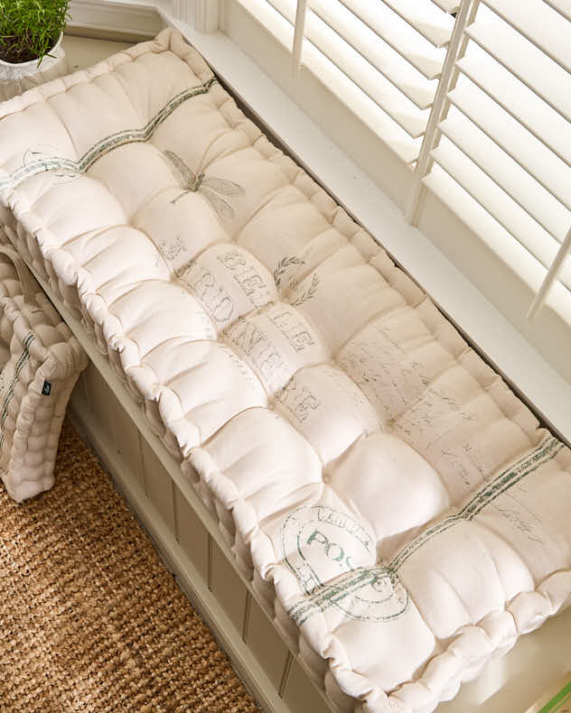 Belle Jardinere Green Indoor Bench Cushion
