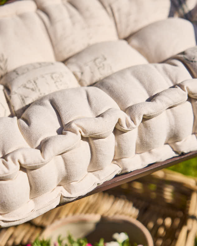 Garden Bench Cushion - Belle Jardinere Green Outdoor Bench Cushion