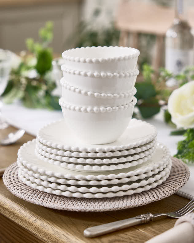 Auvergne Beaded Dinnerware Collection