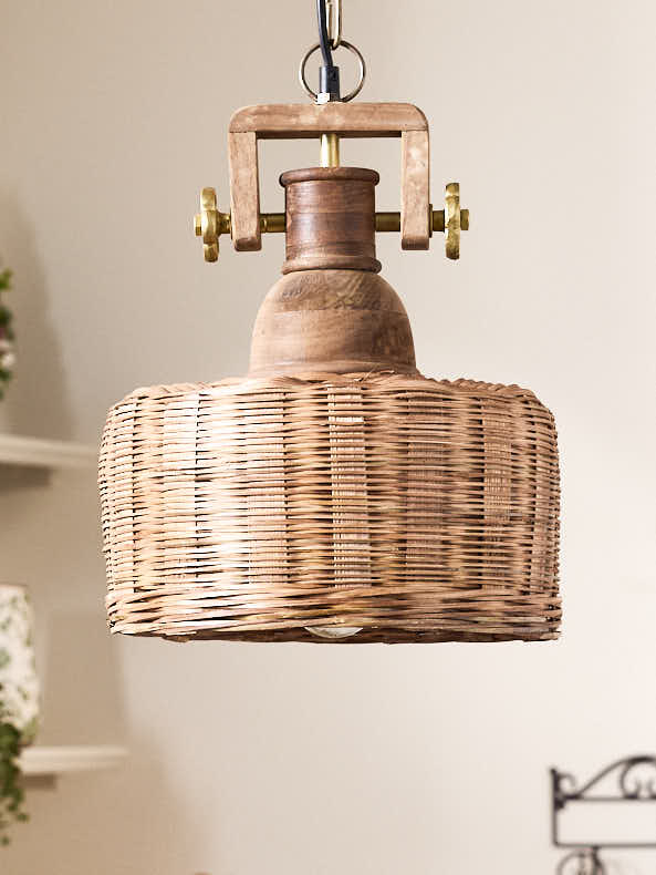 Industrial Wicker Light Shade