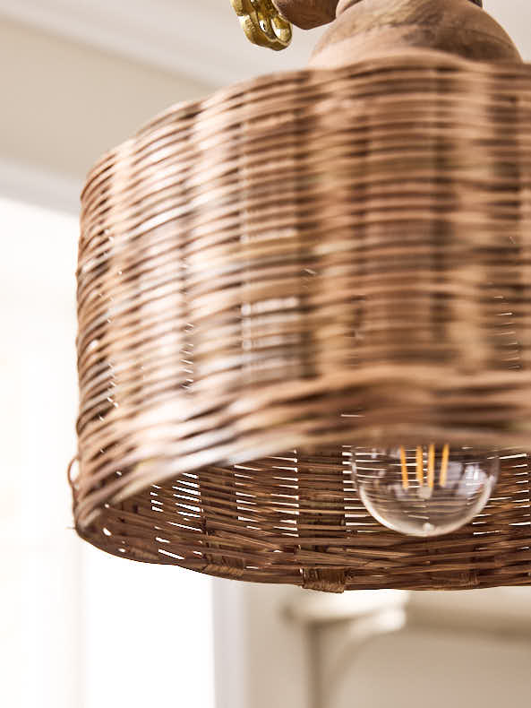 Industrial Wicker Light Shade