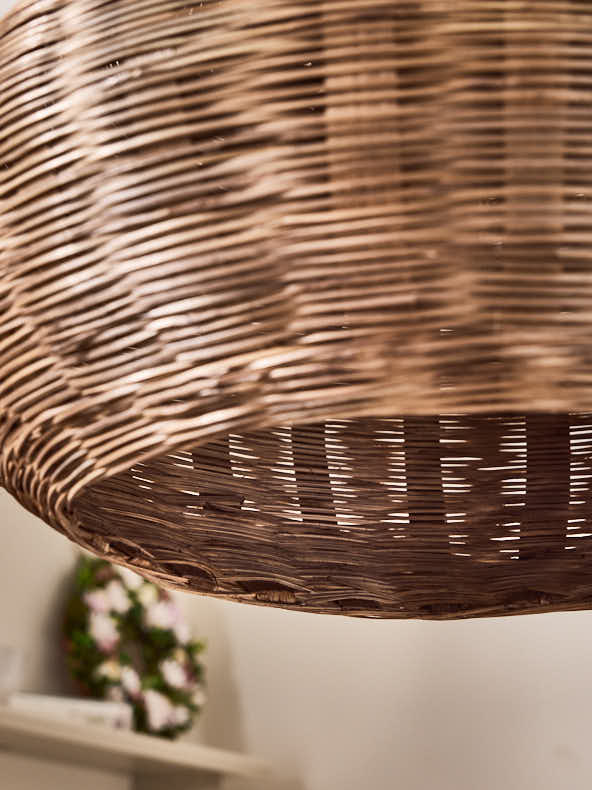 Barika Rattan Basket Light Shade