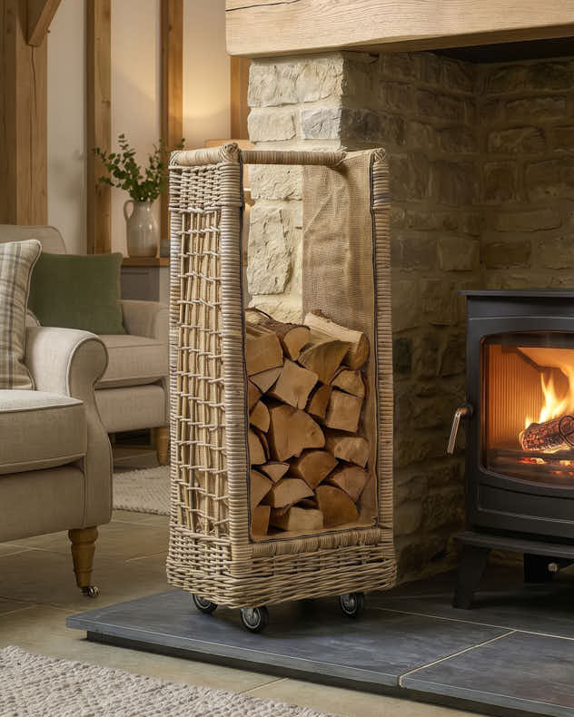 Grey Log & Coal Storage - High Sided Log Cradle