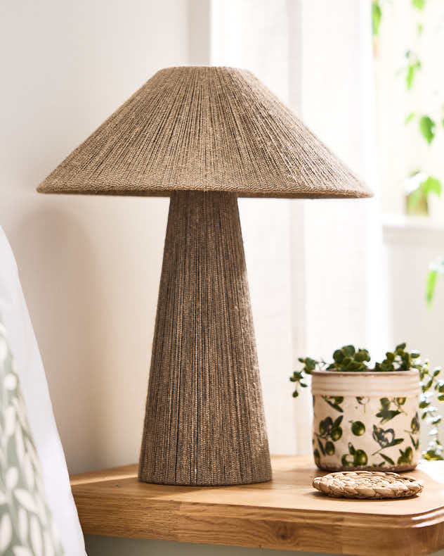 Tapered Jute Rope Lamp