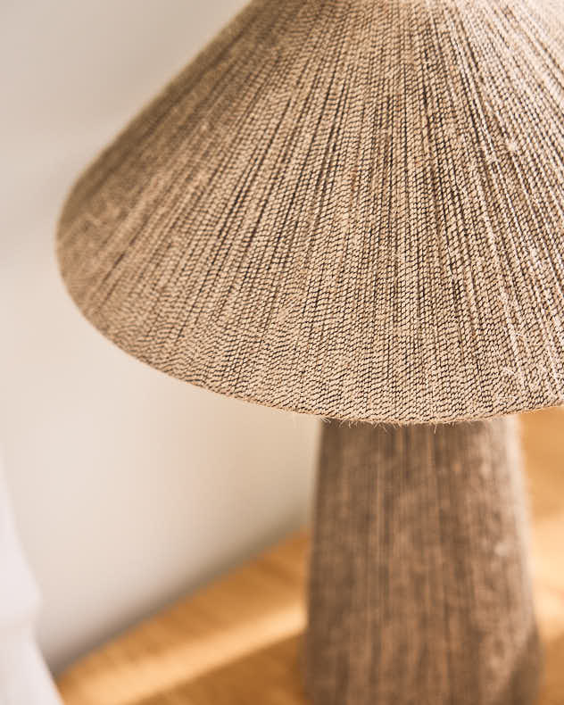 Tapered Jute Rope Lamp