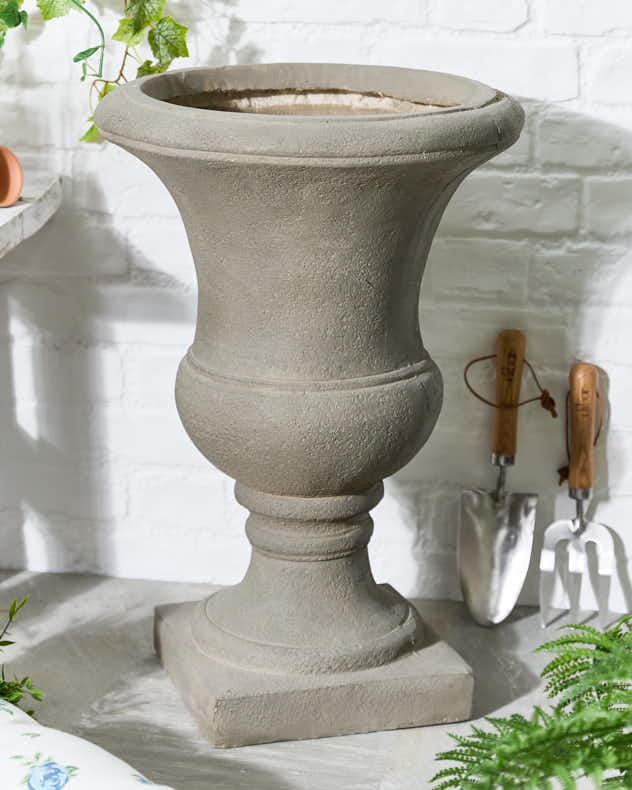 Grey Footed Urn Planter