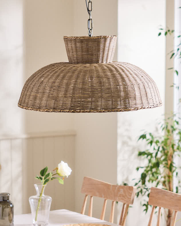 Rattan Ceiling Light