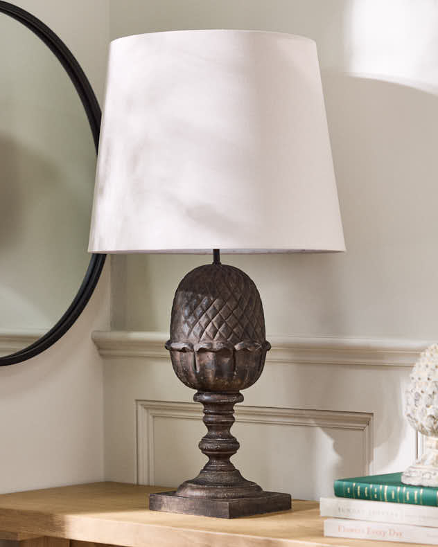 Table Lamps - Vintage Style Acorn Lamp