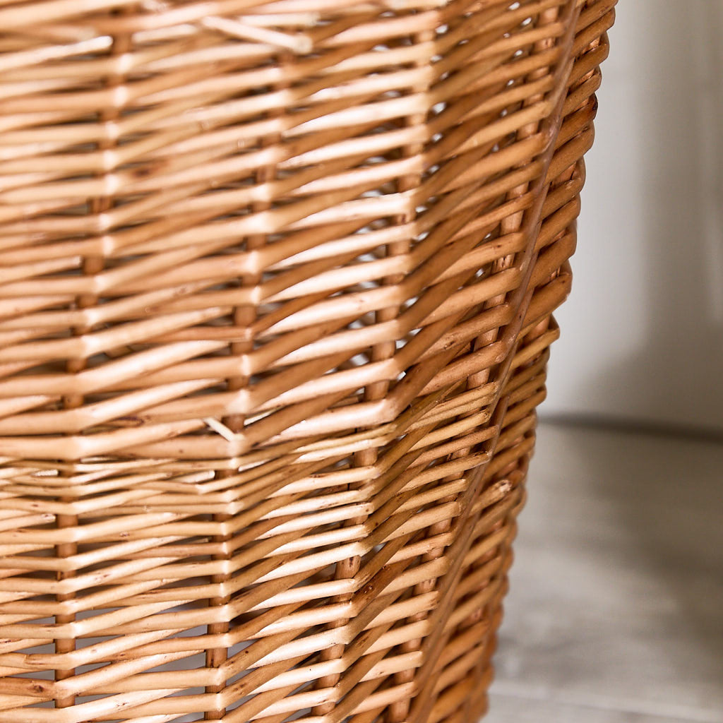 Woven Willow Waste Paper Basket