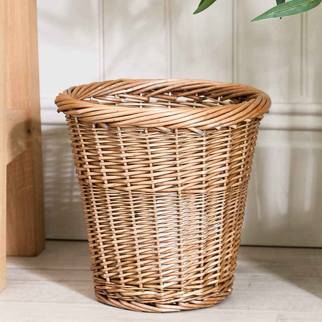 Natural Willow Waste Paper Basket