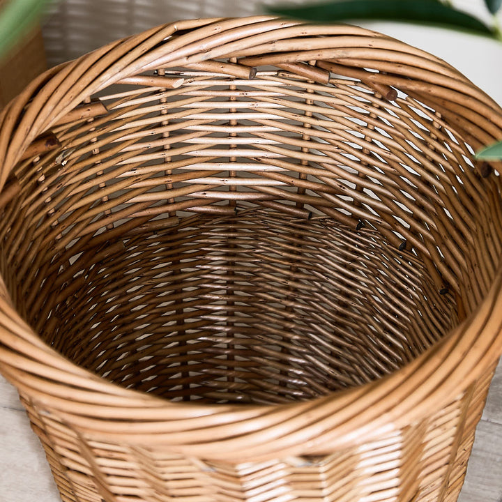 Natural Willow Waste Paper Basket