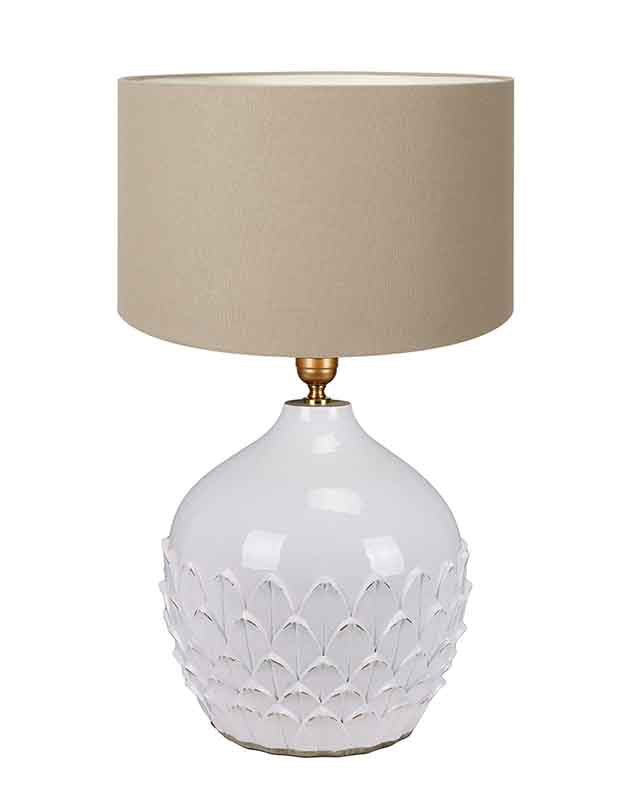 White Petal Table Lamp