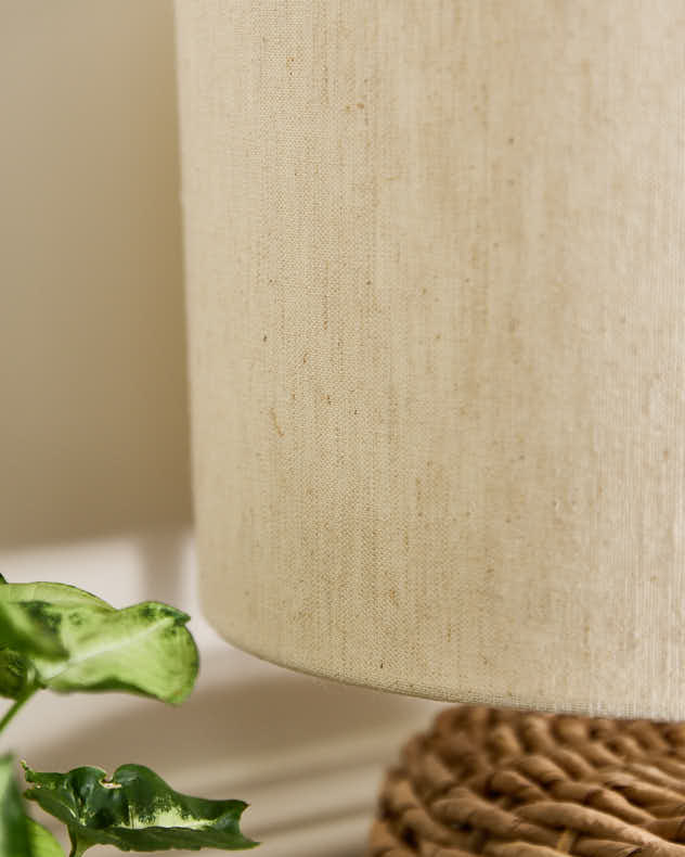 Woven Jute Table Lamp