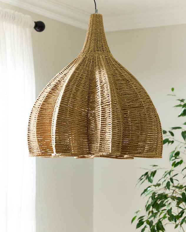Scalloped Rope Lampshade
