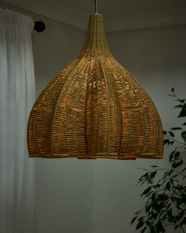 Scalloped Rope Lampshade