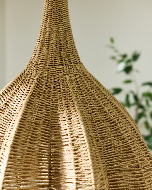 Scalloped Rope Lampshade
