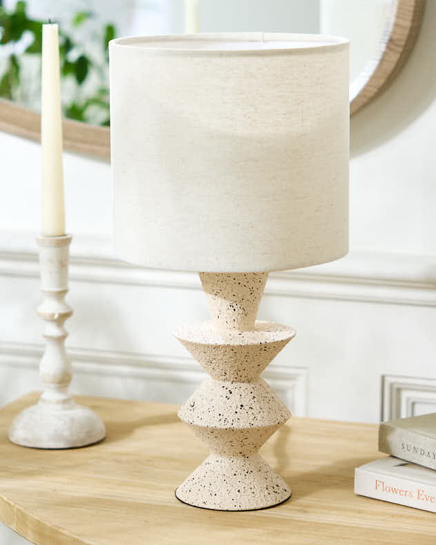 Mid-Century Stoneware Lamp