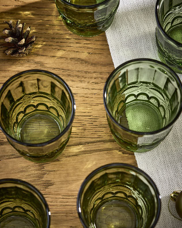 Set of Palazzo Green Tumblers