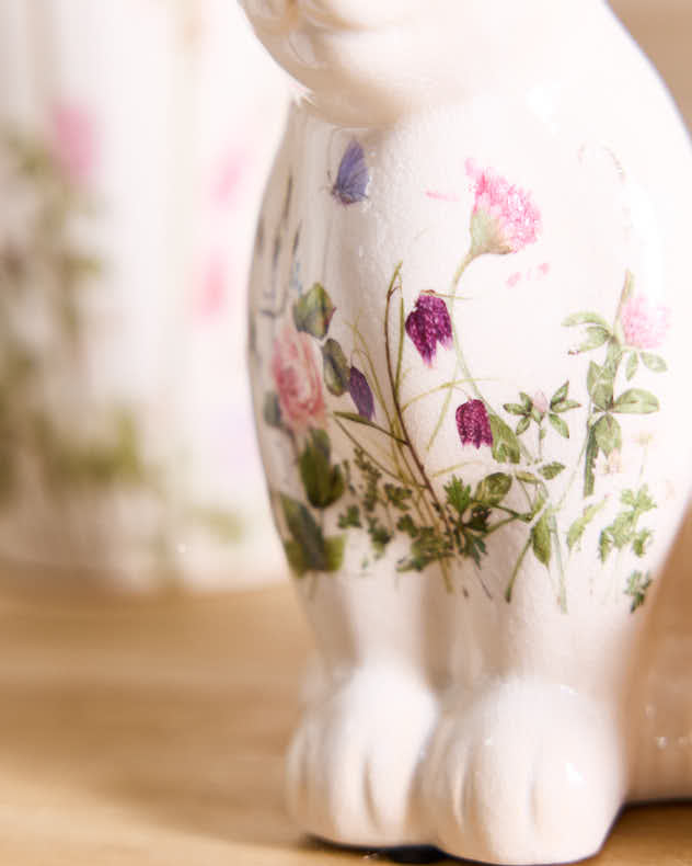 Wildflower Rabbit Ornament