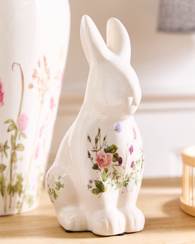 Wildflower Rabbit Ornament