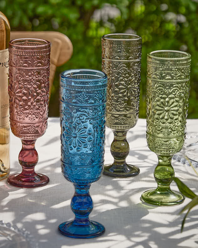 Fontaine Set of 4 Champagne Flutes