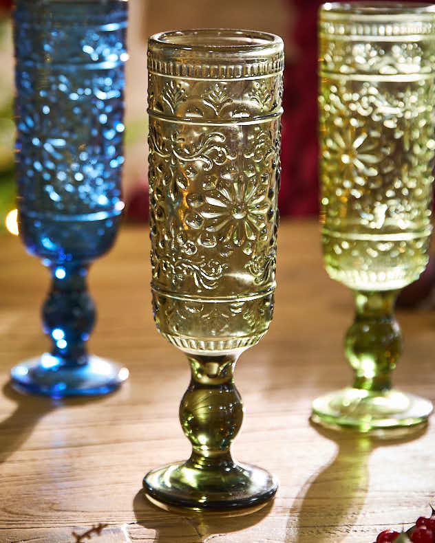 Fontaine Set of 4 Champagne Flutes