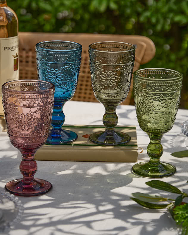 Fontaine Set of 4 Wine Goblets