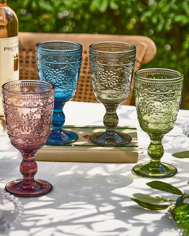 Wine Glasses - Fontaine Set of 4 Wine Goblets