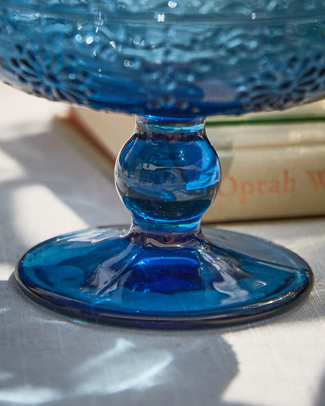 Ensemble de 4 bols en verre sur pied Fontaine