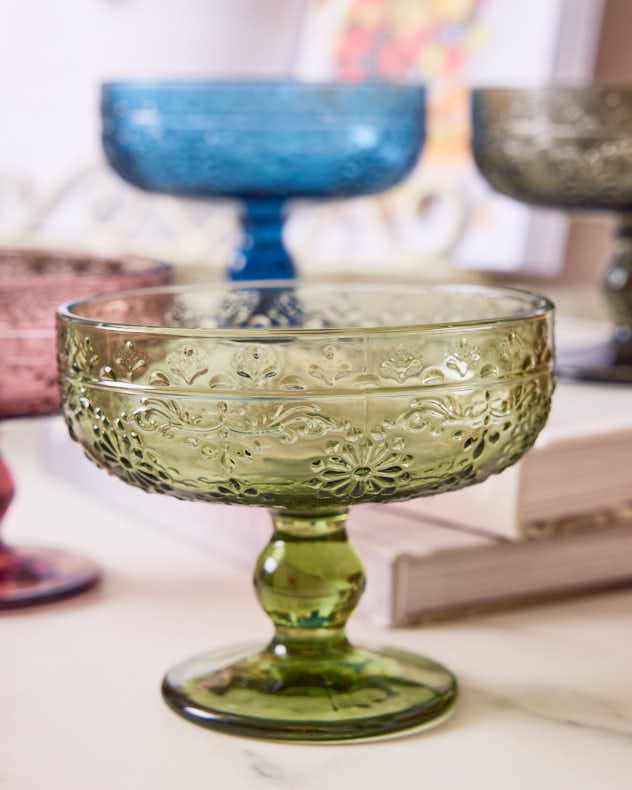 Fontaine Set mit 4 Fußschalen