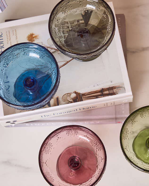 Fontaine Set mit 4 Fußschalen