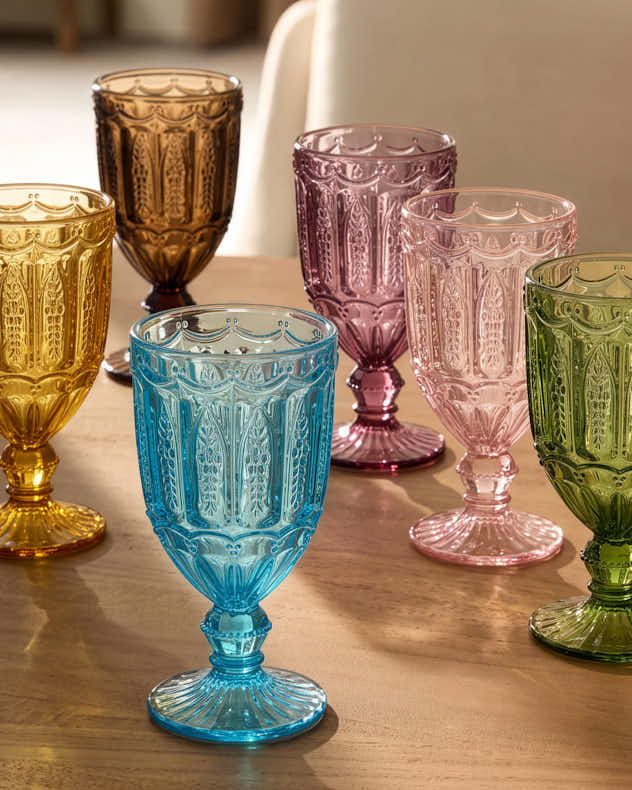 Roselle Set of 6 Wine Goblets