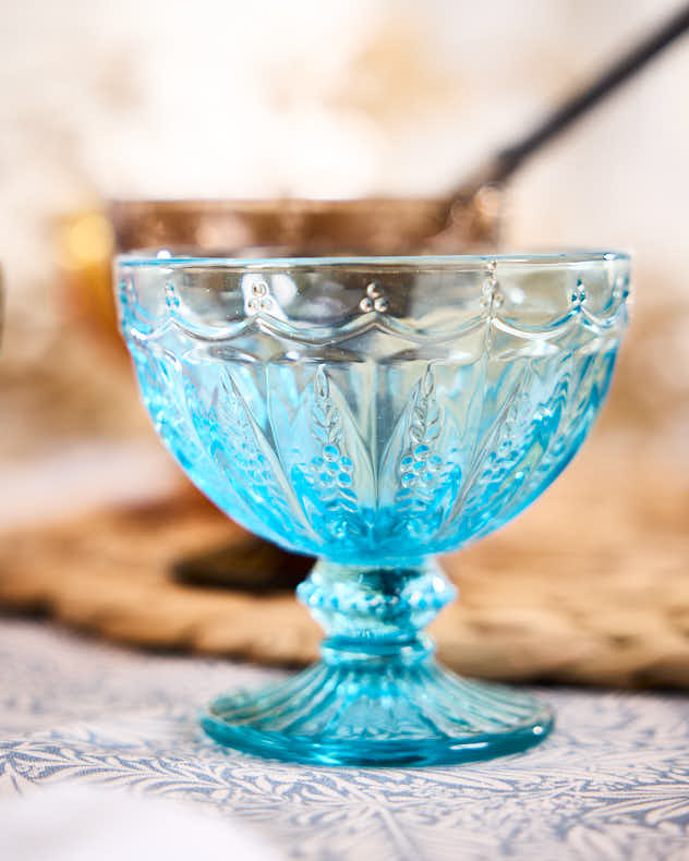 Bowls - Roselle Set of 6 Footed Bowls