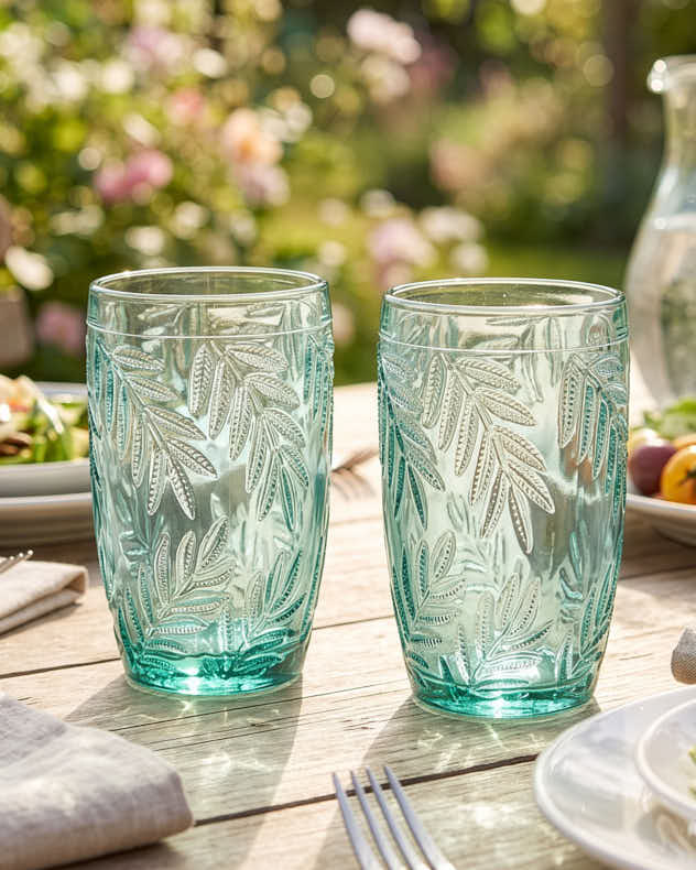 Laurier Leaf Set of Tall Tumblers