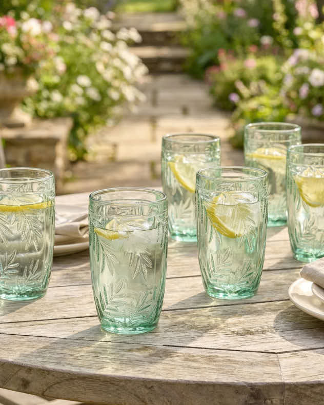 Laurier Leaf Set of Tall Tumblers