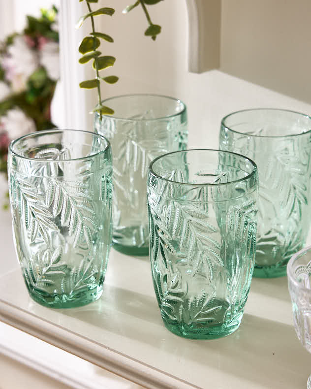 Laurier Leaf Set hoher Trinkbecher