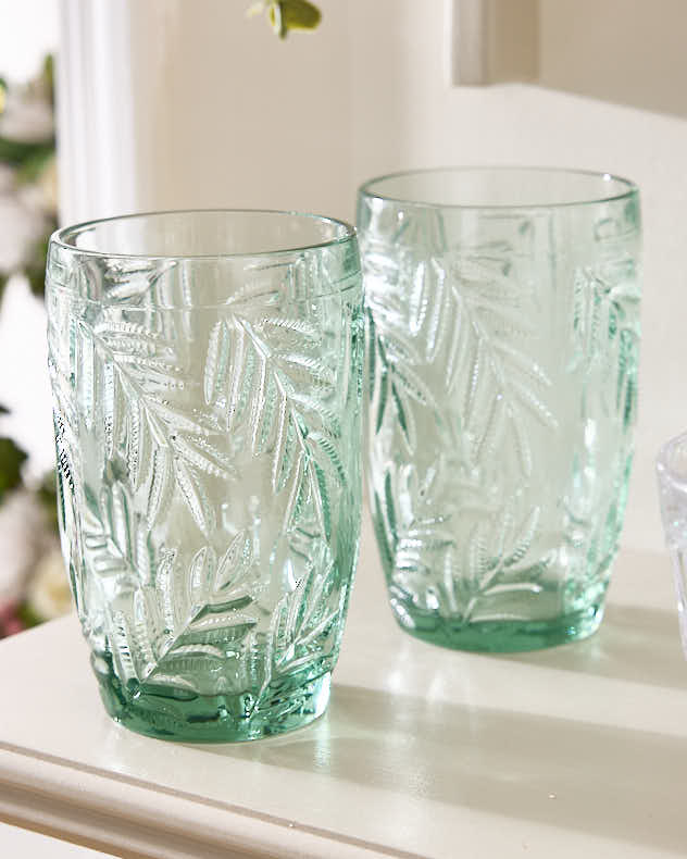 Laurier Leaf Set of 2 Tall Tumblers