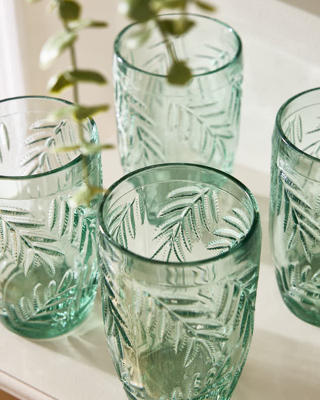 Laurier Leaf Set hoher Trinkbecher