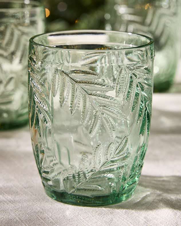 Laurier Leaf Set of 2 Short Tumblers