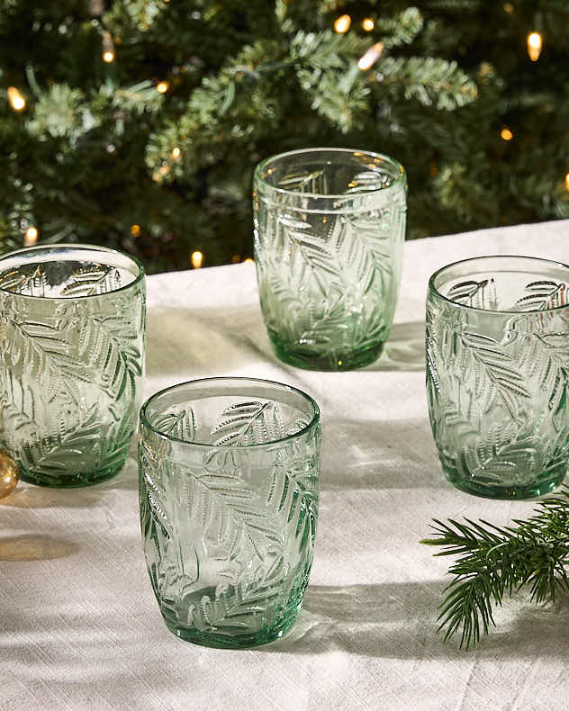 Laurier Leaf Set of 2 Short Tumblers
