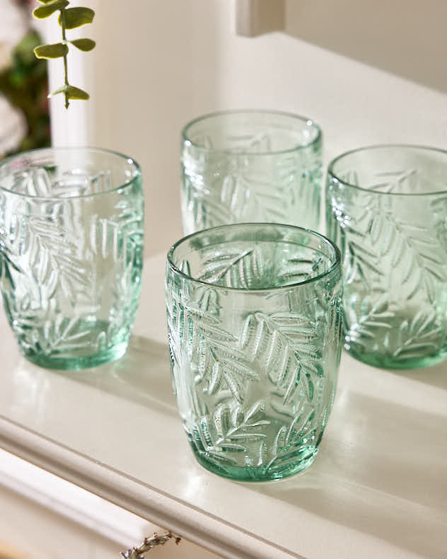 Tumblers Set of 6 - Laurier Leaf Set of Short Tumblers