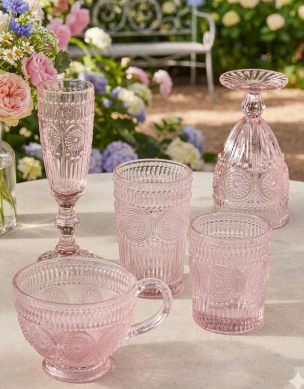Armas Rose Glassware Collection