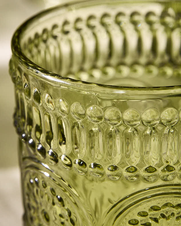 Palmas Green Glassware Collection